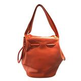 ボッテガ・ヴェネタ BOTTEGA VENETA ピークラージ 666511 オレンジ カーフレザー レディース トートバッグ