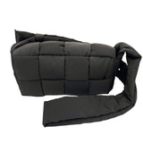 ボッテガ・ヴェネタ BOTTEGA VENETA パデッドテック カセット ダークブラウン ナイロン レディース ショルダーバッグ