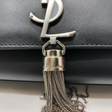 サンローラン SAINT LAURENT クラシック　ケイト　チェーンショルダーバッグ 354119 ブラック/SV カーフ レディース ショルダーバッグ