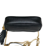 サンローラン SAINT LAURENT ルーミニショルダーバッグ 612579 ブラック キャビア レディース ショルダーバッグ