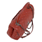 シャネル CHANEL ココハンドル29 A92991 レッド　シルバー金具 キャビアスキン レディース ハンドバッグ