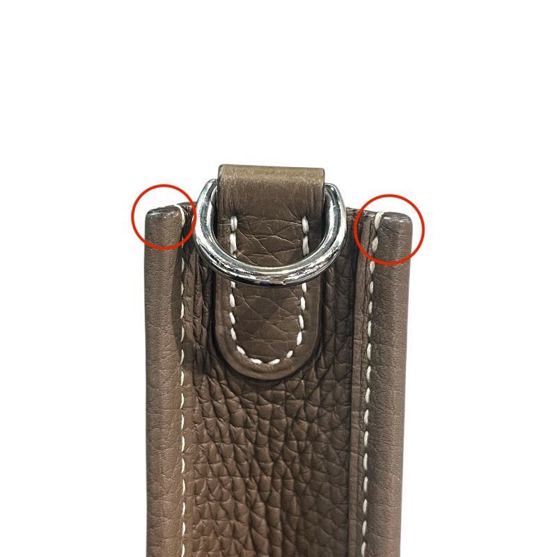 エルメス HERMES エヴリンTPM D刻 エトゥープ シルバー金具 トリヨン レディース ショルダーバッグ