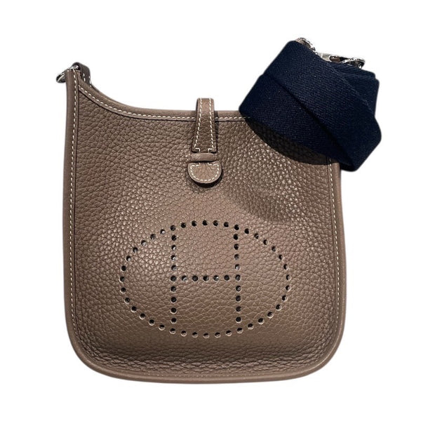 エルメス HERMES エヴリンTPM D刻 エトゥープ シルバー金具 トリヨン レディース ショルダーバッグ
