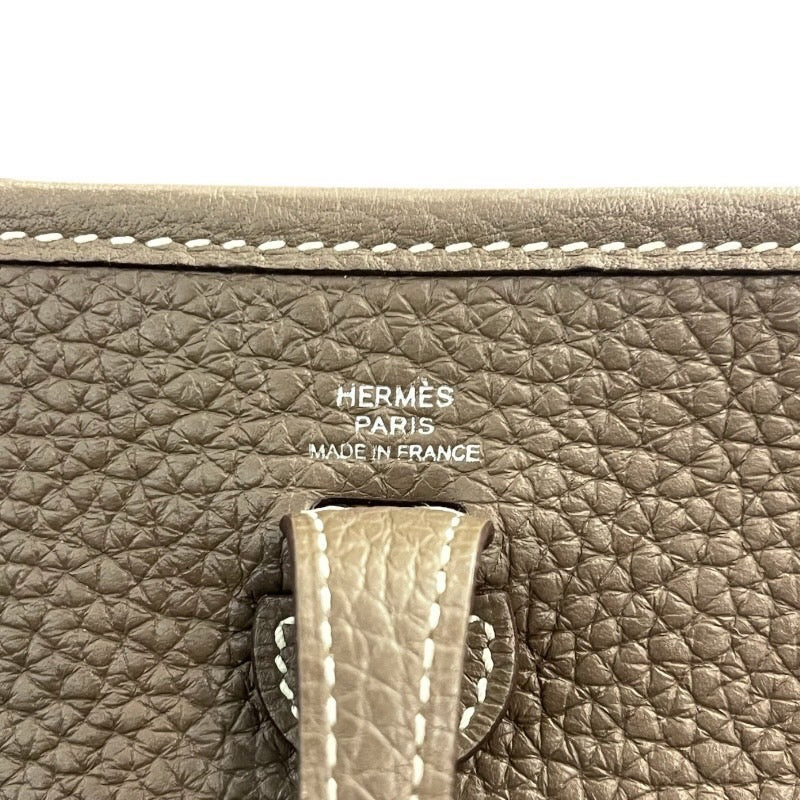 エルメス HERMES エヴリンTPM D刻 エトゥープ シルバー金具 トリヨン レディース ショルダーバッグ