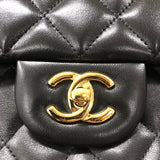シャネル CHANEL マトラッセ30 A58600 ブラック　ゴールド金具 ラムスキン レディース ショルダーバッグ