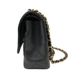 シャネル CHANEL マトラッセ25 A01112 ブラック ゴールド金具 キャビアスキン レディース ショルダーバッグ