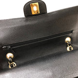 シャネル CHANEL マトラッセ25 A01112 ブラック ゴールド金具 キャビアスキン レディース ショルダーバッグ