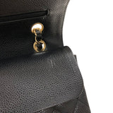 シャネル CHANEL マトラッセ25 A01112 ブラック ゴールド金具 キャビアスキン レディース ショルダーバッグ