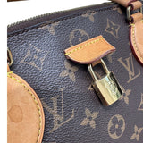 ルイ・ヴィトン LOUIS VUITTON リボリーPM M44543 ブラウン PVC レザー レディース ハンドバッグ