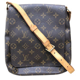 ルイ・ヴィトン LOUIS VUITTON ミュゼット・サルサ ショート M51387 ブラウン PVC レディース ショルダーバッグ