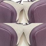 エルメス HERMES ガーデンパーティTPM U刻 エクリュ・レザン×SV金具 トワル・ネゴンダ レディース ハンドバッグ