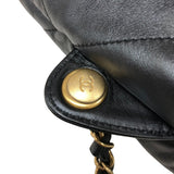 シャネル CHANEL CHANEL22 バックパック AS3859 ブラック　ゴールド金具 シャイニーカーフスキン レディース リュック・デイパック