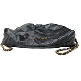 シャネル CHANEL CHANEL22 バックパック AS3859 ブラック　ゴールド金具 シャイニーカーフスキン レディース リュック・デイパック