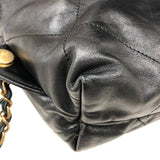 シャネル CHANEL CHANEL22 バックパック AS3859 ブラック　ゴールド金具 シャイニーカーフスキン レディース リュック・デイパック