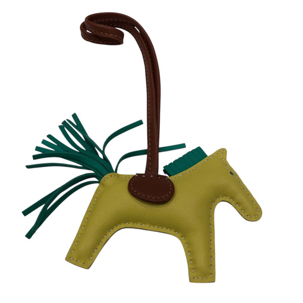 エルメス HERMES ロデオPM ライム・ミント・フォーブ レディース チャーム