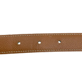 エルメス HERMES コンスタンスミニ ベルト65㎝ □C刻 ブラック/GD金具 ボックスカーフ/クシュベル レディース ベルト
