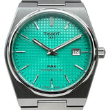 ティソ TISSOT PRX パワーマティック80 40mm T137.407.11.091.01 ライトグリーン SS 自動巻き メンズ 腕時計