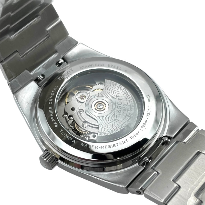 ティソ TISSOT PRX パワーマティック80 40mm T137.407.11.091.01 ライトグリーン SS 自動巻き メンズ 腕時計