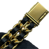 シャネル CHANEL プルミエール L H0001 ブラック GP クオーツ レディース 腕時計