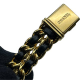 シャネル CHANEL プルミエール L H0001 ブラック GP クオーツ レディース 腕時計