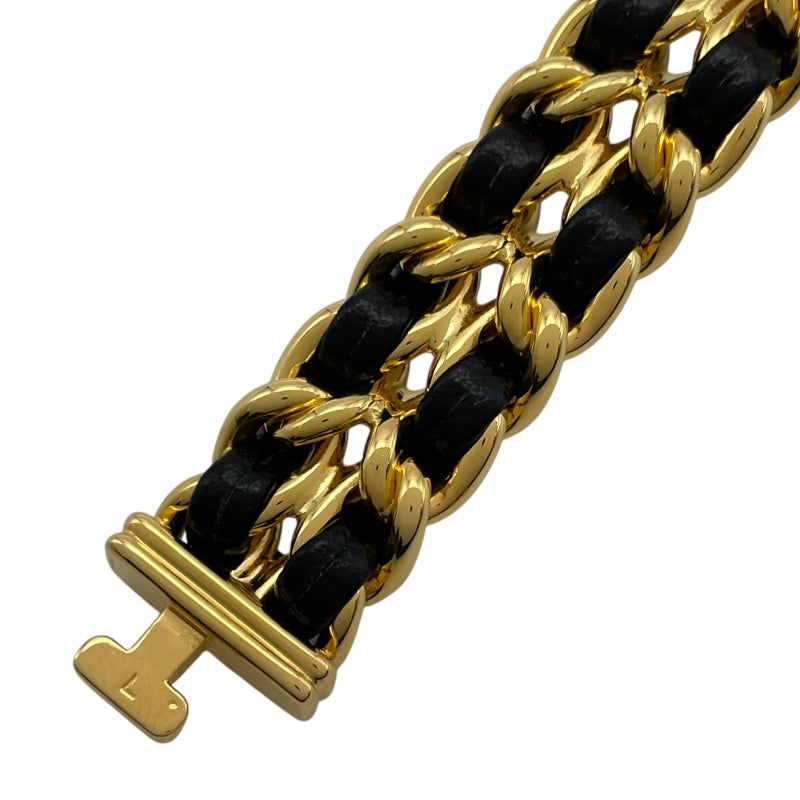 シャネル CHANEL プルミエール L H0001 ブラック GP クオーツ レディース 腕時計