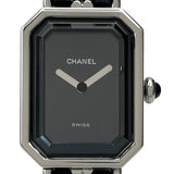 シャネル CHANEL プルミエール L ブラック SS クオーツ レディース 腕時計