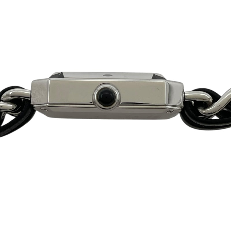 シャネル CHANEL プルミエール L ブラック SS クオーツ レディース 腕時計