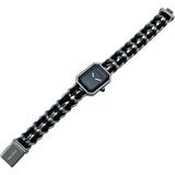 シャネル CHANEL プルミエール L ブラック SS クオーツ レディース 腕時計