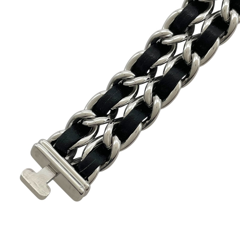 シャネル CHANEL プルミエール L ブラック SS クオーツ レディース 腕時計