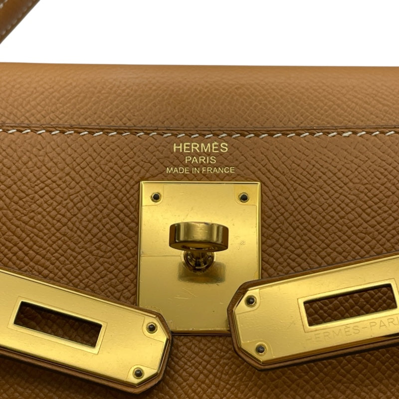 エルメス HERMES ケリー28 外縫い X刻 ゴールド GD金具 エプソン