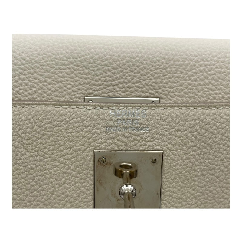 エルメス HERMES ケリー32 内縫い □R刻 クレ SV金具 トゴ レディース ショルダーバッグ エルメス HERMES ケリー32 内縫い □R刻 クレ SV金具 トゴ レディース