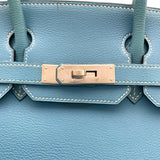 エルメス HERMES バーキン30 □G刻 ブルージーン SV金具 トリヨン レディース ハンドバッグ