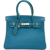 エルメス HERMES バーキン30 □G刻 ブルージーン SV金具 トリヨン レディース ハンドバッグ