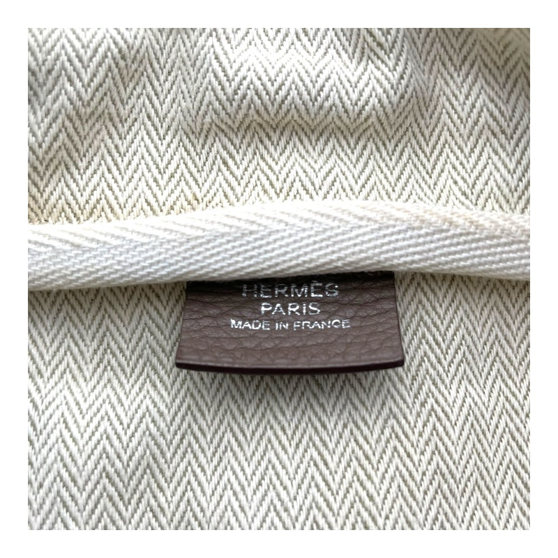 エルメス HERMES ヴィクトリア35 □L刻 エトゥープ SV金具 トリヨン レディース ハンドバッグ