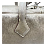 エルメス HERMES ヴィクトリア35 □L刻 エトゥープ SV金具 トリヨン レディース ハンドバッグ