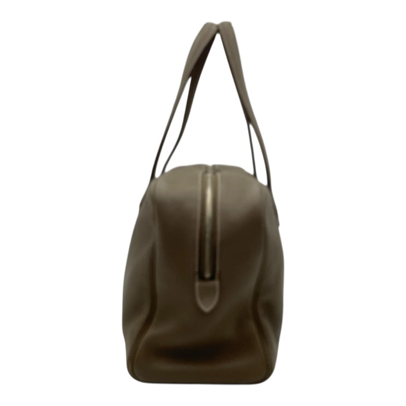 エルメス HERMES ヴィクトリア35 □L刻 エトゥープ SV金具 トリヨン レディース ハンドバッグ