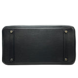エルメス HERMES バーキン35 □E刻 ブラック SV金具 トリヨン レディース ハンドバッグ
