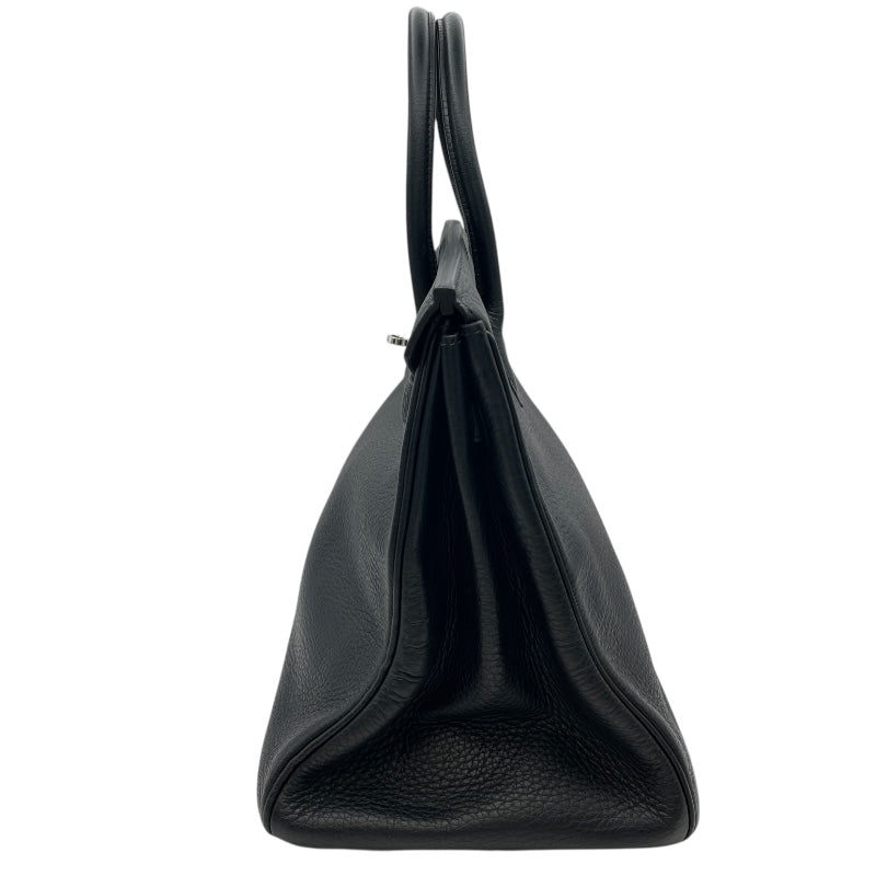 エルメス HERMES バーキン35 □E刻 ブラック SV金具 トリヨン レディース ハンドバッグ