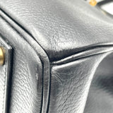 エルメス HERMES バーキン40 ◯Y刻 ブラック GD金具 アルデンヌ レディース ハンドバッグ