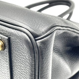 エルメス HERMES バーキン40 ◯Y刻 ブラック GD金具 アルデンヌ レディース ハンドバッグ