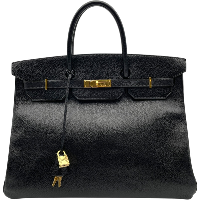 エルメス HERMES バーキン40 ◯Y刻 ブラック GD金具 アルデンヌ レディース ハンドバッグ