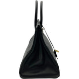 エルメス HERMES バーキン40 ◯Y刻 ブラック GD金具 アルデンヌ レディース ハンドバッグ