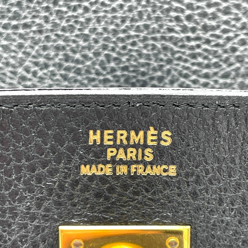 エルメス HERMES バーキン40 ◯Y刻 ブラック GD金具 アルデンヌ レディース ハンドバッグ