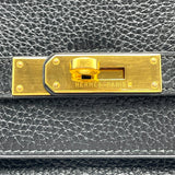 エルメス HERMES バーキン40 ◯Y刻 ブラック GD金具 アルデンヌ レディース ハンドバッグ