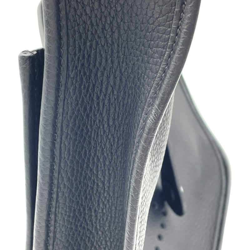 エルメス HERMES エヴリン3 PM U刻 ブラック SV金具 トリヨン レディース ショルダーバッグ