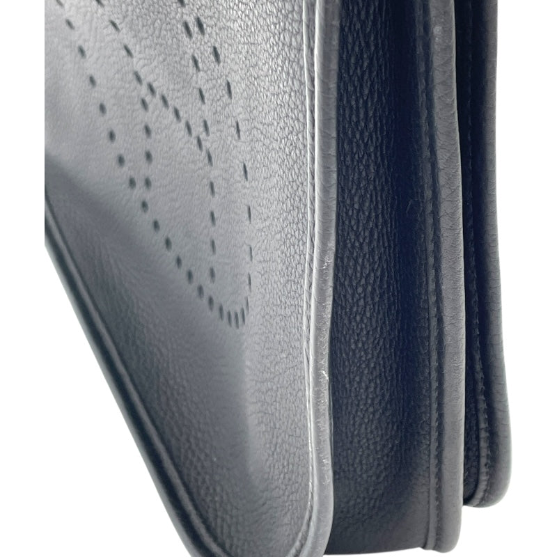 エルメス HERMES エヴリン3 PM U刻 ブラック SV金具 トリヨン レディース ショルダーバッグ