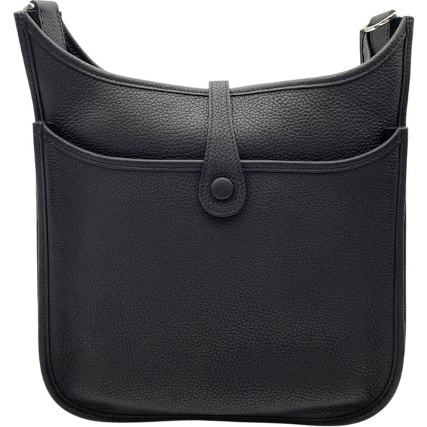 エルメス HERMES エヴリン3 PM U刻 ブラック SV金具 トリヨン レディース ショルダーバッグ