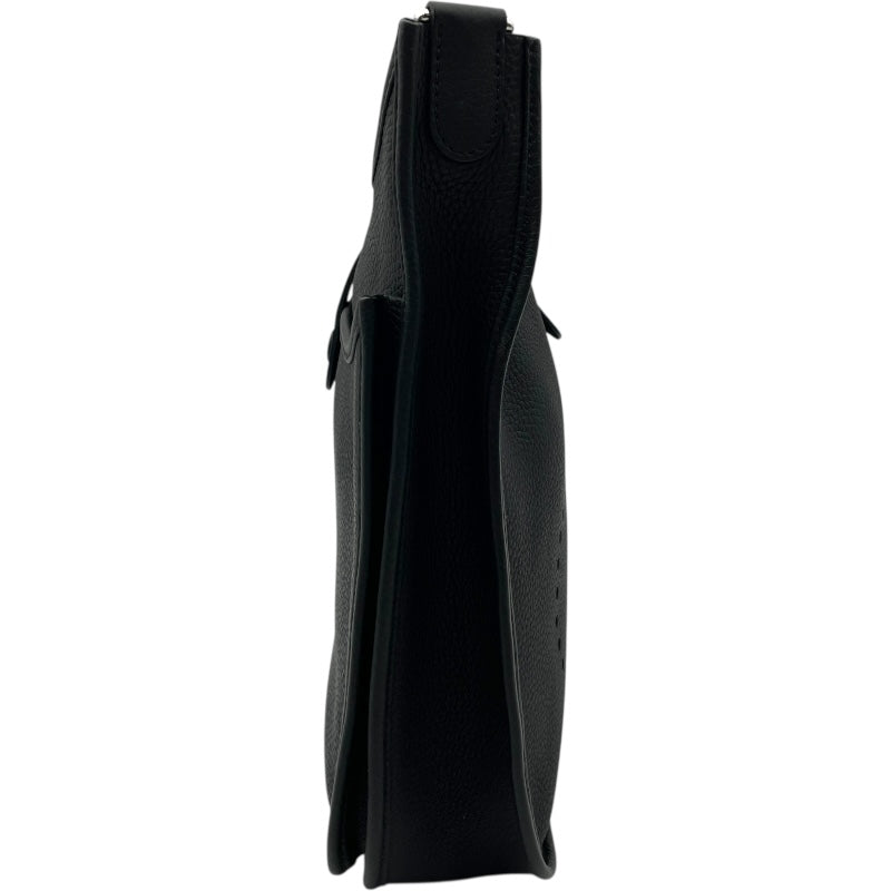 エルメス HERMES エヴリン3 PM U刻 ブラック SV金具 トリヨン レディース ショルダーバッグ