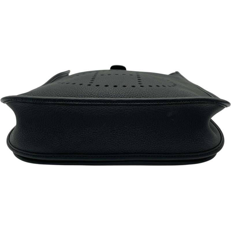 エルメス HERMES エヴリン3 PM U刻 ブラック SV金具 トリヨン レディース ショルダーバッグ