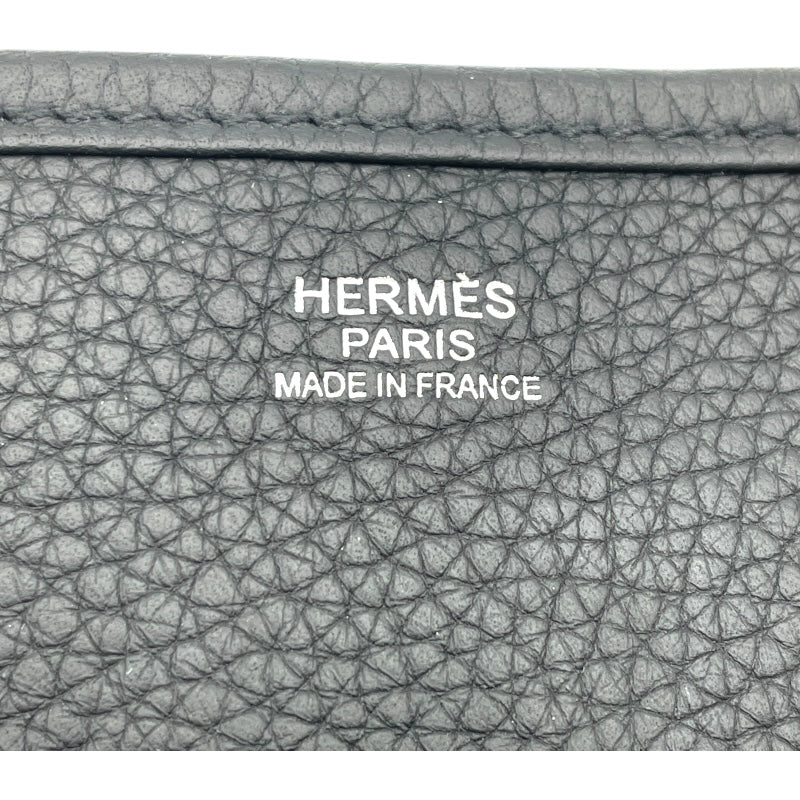 エルメス HERMES エヴリン3 PM U刻 ブラック SV金具 トリヨン レディース ショルダーバッグ